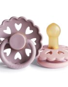 FRIGG Fairytale Size 1:0-6 months suzetă The Little Mermaid/Thumbelina 2 buc