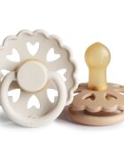 FRIGG Fairytale Size 1:0-6 months suzetă The Ugly Duckling/The Emperor´s New Clothes 2 buc