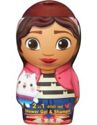 Gabby's Dollhouse 2D Kids Gentle 2 in 1 gel de dus si sampon 400 ml