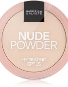 Gabriella Salvete Fixing Powder Hydrating pudră compactă SPF 15 culoare 01 Pure Nude 8 g