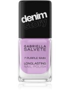 Gabriella Salvete Longlasting Enamel Denim Story lac de unghii cu rezistenta indelungata culoare 07 Purple Rain 11 ml