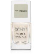 Gabriella Salvete Nail Care White & Hard Nail lac intaritor de baza pentru unghii cu efect de întărire 11 ml