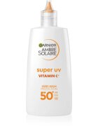 Garnier Ambre Solaire Super UV Vitamin C fluid protecție impotriva petelor intunecate SPF 50+ 40 ml