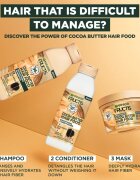 Garnier Fructis Cocoa Butter Hair Food şampon de netezire pentru par indisciplinat 350 ml