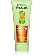 Garnier Fructis Keratin Sleek șampon pentru păr uscat și fragil 200 ml