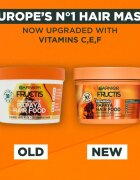 Garnier Fructis Papaya Hair Food mască regeneratoare pentru părul deteriorat 400 ml