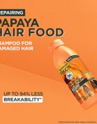 Garnier Fructis Papaya Hair Food sampon pentru regenerare pentru par deteriorat 350 ml