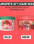 Garnier Fructis Watermelon Hair Food masca pentru par fin 390 ml
