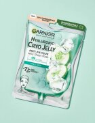Garnier Textil Masks Cryo Jelly Masca gel hidratanta cu acid hialuronic 27 g