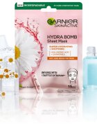 Garnier Textil Masks Hydra Bomb mască textilă calmantă 28 g