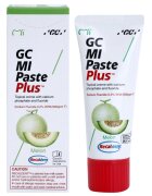 GC MI Paste Plus Crema protectoare de remineralizare pentru dinți sensibili cu flor aroma Melon 35 ml