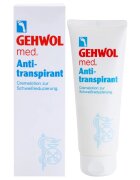 Gehwol MED. crema antiperspirantă pentru a reduce transpirația pentru picioare 125 ml