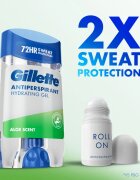 Gillette Antiperspirant Hydrating Gel Aloe Scent gel antiperspirant cu efect de hidratare pentru bărbați 70 ml