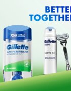 Gillette Antiperspirant Hydrating Gel Aloe Scent gel antiperspirant cu efect de hidratare pentru bărbați 70 ml