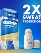 Gillette Champion Gold Antiperspirant Clear Gel gel antiperspirant pentru barbati 70 ml