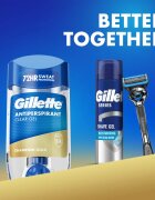 Gillette Champion Gold Antiperspirant Clear Gel gel antiperspirant pentru barbati 70 ml