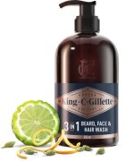 Gillette King C. Beard & Face Wash șampon pentru barbă 350 ml