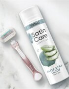 Gillette Satin Care gel pentru bărbierit pentru femei Aloe Vera 200 ml