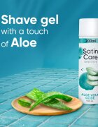 Gillette Satin Care gel pentru bărbierit pentru femei Aloe Vera 200 ml
