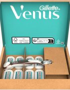 Gillette Venus Deluxe Smooth Sensitive Aparat de ras + rezervă lame 9 buc
