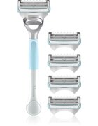 Gillette Venus For Pubic Hair&Skin aparat de ras pentru ajustarea liniei bikinilor + capete de schimb 5 buc