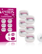 Gillette Venus PRO ComfortGlide Sugarberry rezerva Lama + capac de protecție 6 buc