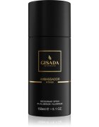 Gisada Ambassador Intense deodorant spray fără aluminiu pentru bărbați 150 ml