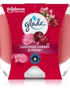 Glade Luscious Cherry & Peony lumânare parfumată 204 g