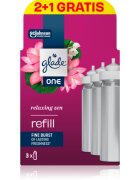 Glade ONE Relaxing Zen rezervă de reumplere pentru odorizantul de aer 3x10 ml