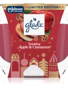 Glade Twinkling Apple & Cinnamon lumânare parfumată 204 g