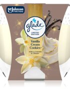 Glade Vanilla Cream Cookies lumânare parfumată 204 g