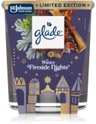 Glade Winter Fireside Nights lumânare parfumată 112 g