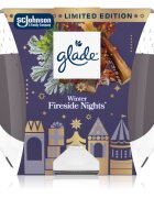 Glade Winter Fireside Nights lumânare parfumată 204 g