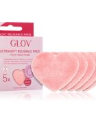 GLOV Heart-Shaped Ultrasoft dischete demachiante lavabile 5 buc