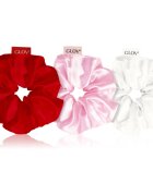 GLOV Scrunchies L Elastice pentru par White/Pink/Red 3 buc