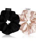 GLOV Scrunchies S Elastice pentru par Sparkling Wine/Black 2 buc