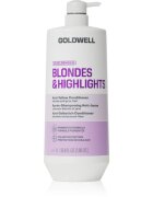 Goldwell Dualsenses Blondes & Highlights Anti-Yellow Conditioner balsam neutralizeaza tonurile de galben 1000 ml