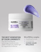 Goldwell Dualsenses Blondes & Highlights masca pentru regenerare neutralizeaza tonurile de galben 200 ml