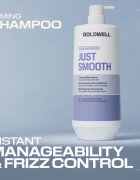 Goldwell Dualsenses Just Smooth Taming Shampoo sampon pentru indreptarea parului 1000 ml