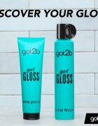 got2b got Gloss Shine Finish spray pentru strălucire pentru modelarea termica a parului 200 ml