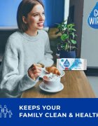 GoWipes Anti-Bacterial Effect D-Panthenol Servetele umede cu efect antibacterian 60 buc