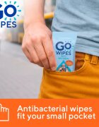 GoWipes Anti-Bacterial Effect Servetele umede cu efect revigorant cu efect antibacterian 10x8 buc