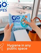 GoWipes Antibacterial Servetele umede cu efect revigorant cu efect antibacterian 20 buc