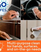 GoWipes Antibacterial Servetele umede cu efect revigorant cu efect antibacterian 20 buc