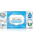 GoWipes Baby 100% Cotton Biodegradable servetele delicate pentru copii pentru piele sensibila 0+ 50 buc