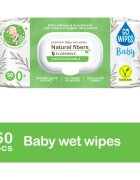 GoWipes Baby Natural Fibers servetele delicate pentru copii pentru piele sensibila 0+ 50 buc