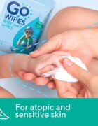 GoWipes Baby Wet Wipes servetele delicate pentru copii pentru piele foarte sensibila sau cu dermatita atopica 24 buc