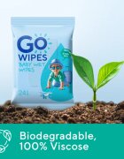 GoWipes Baby Wet Wipes servetele delicate pentru copii pentru piele foarte sensibila sau cu dermatita atopica 24 buc