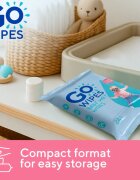 GoWipes Baby Wet Wipes Șervețele umede pentru nou-nascuti si copii 24 buc