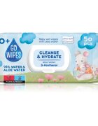 GoWipes Cleanse & Hydrate servetele delicate pentru copii pentru piele sensibila aloe vera 0+ 50 buc